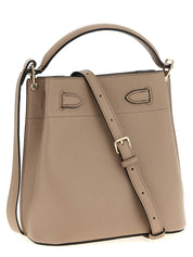 Mulberry Gray Calfskin Crossbody Bag