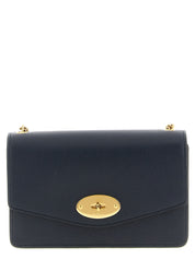 Mulberry Blue Calfskin Leather Crossbody Bag