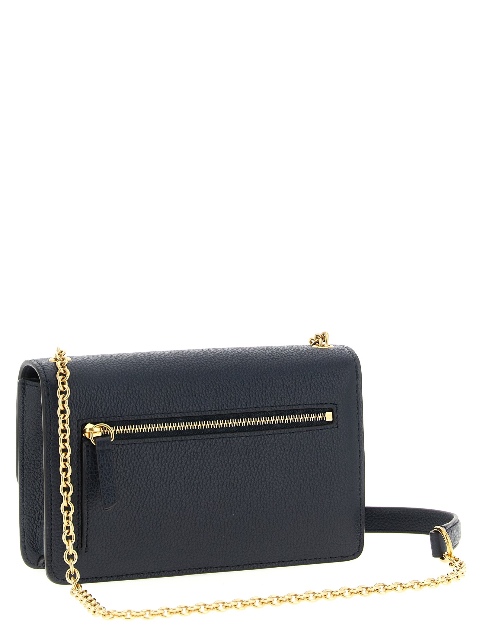 Mulberry Blue Calfskin Leather Crossbody Bag