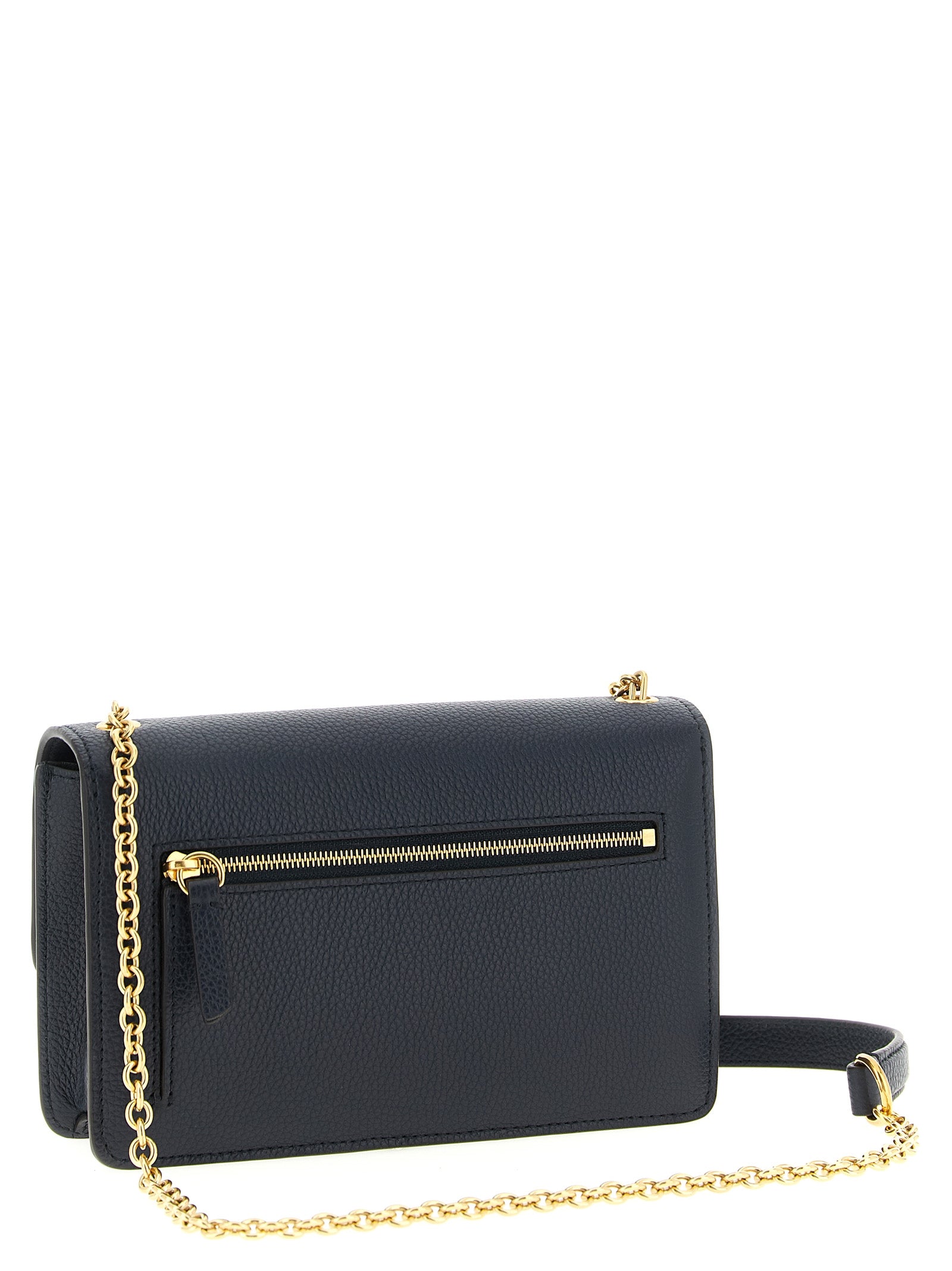 Mulberry Blue Calfskin Leather Crossbody Bag