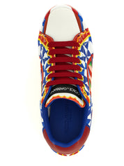 Dolce & Gabbana Multicolor Cotton Low Top Sneakers