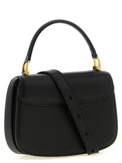 Ami Paris Black Cow Leather Handbag