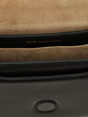 Ami Paris Black Cow Leather Handbag