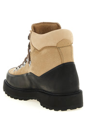 Diemme Beige Cowhide Ankle Boots