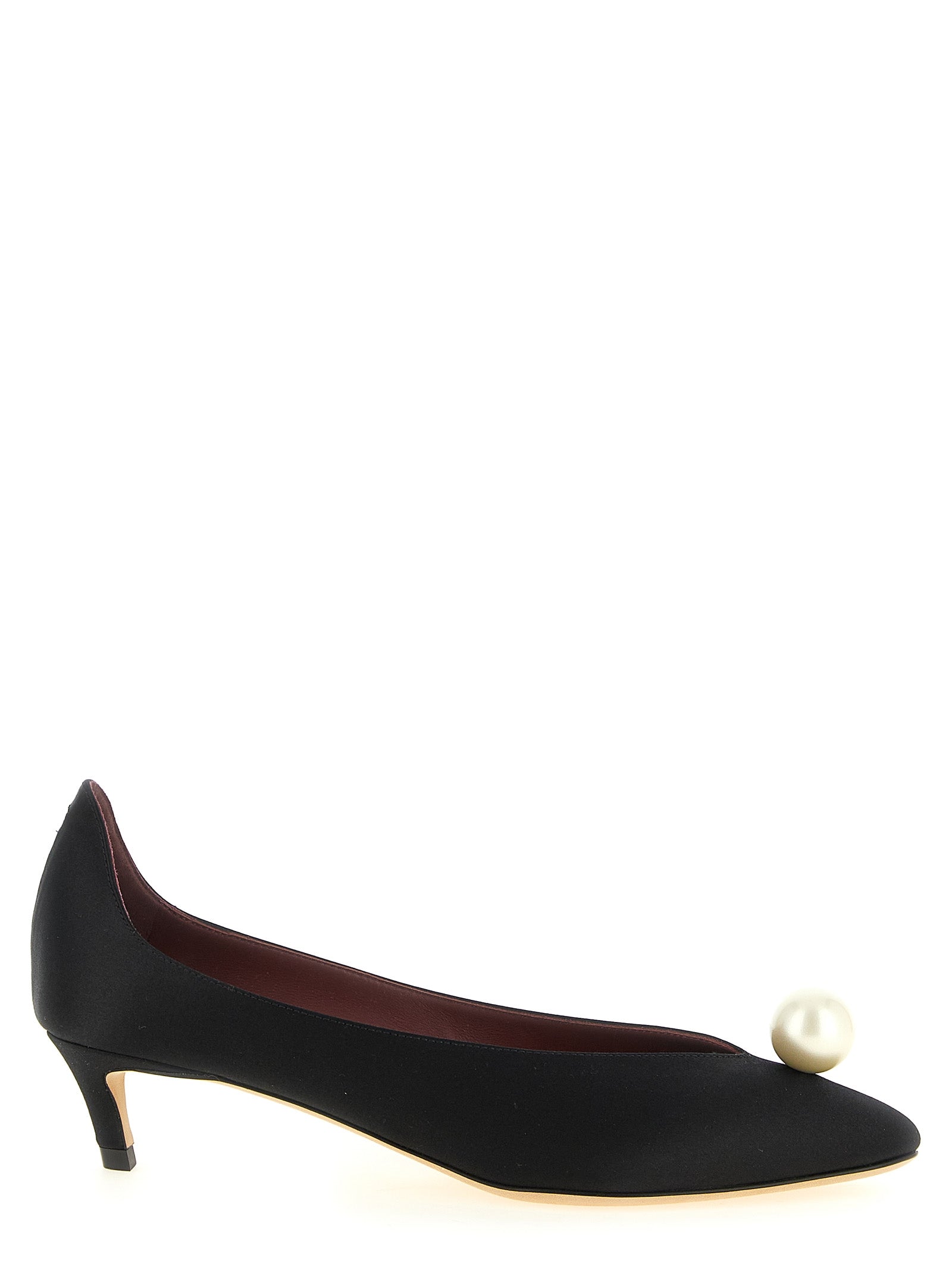 Magda Butrym Black Viscose Silk Pumps