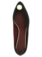 Magda Butrym Black Viscose Silk Pumps
