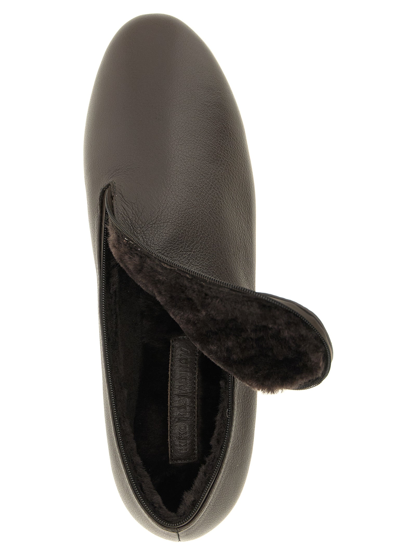 Kiko Kostadinov Black Nappa Leather Loafers