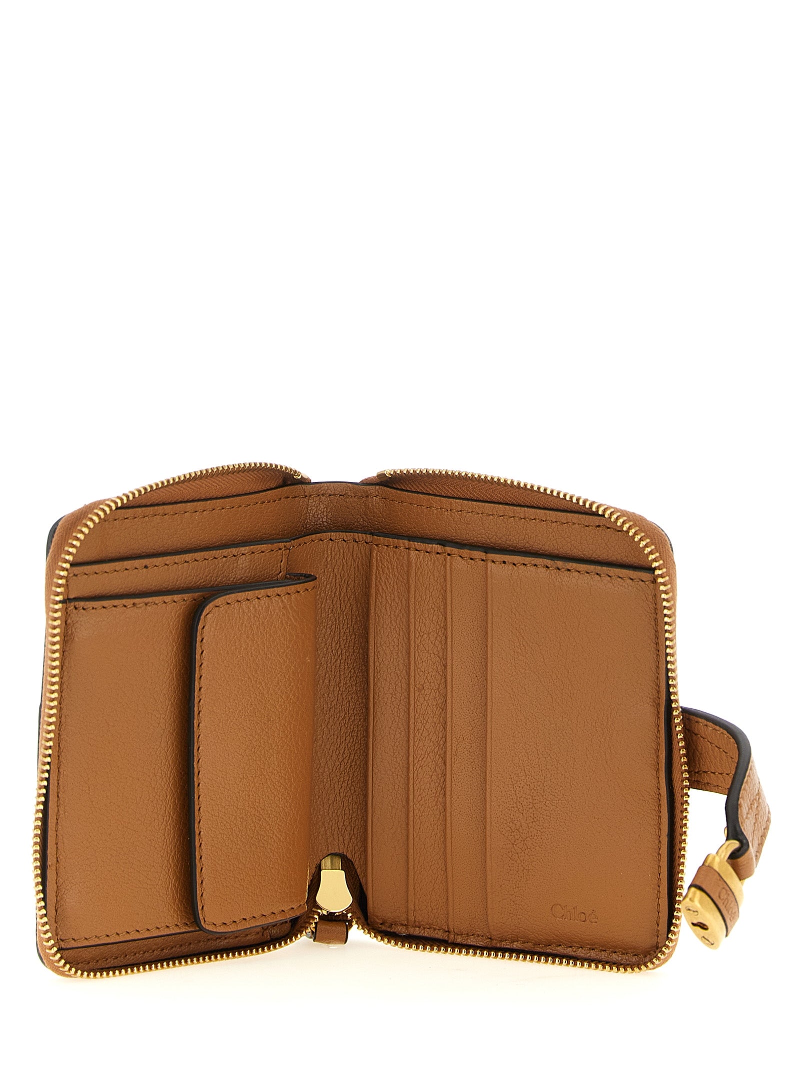 Chloé Brown Buffalo Leather Wallet
