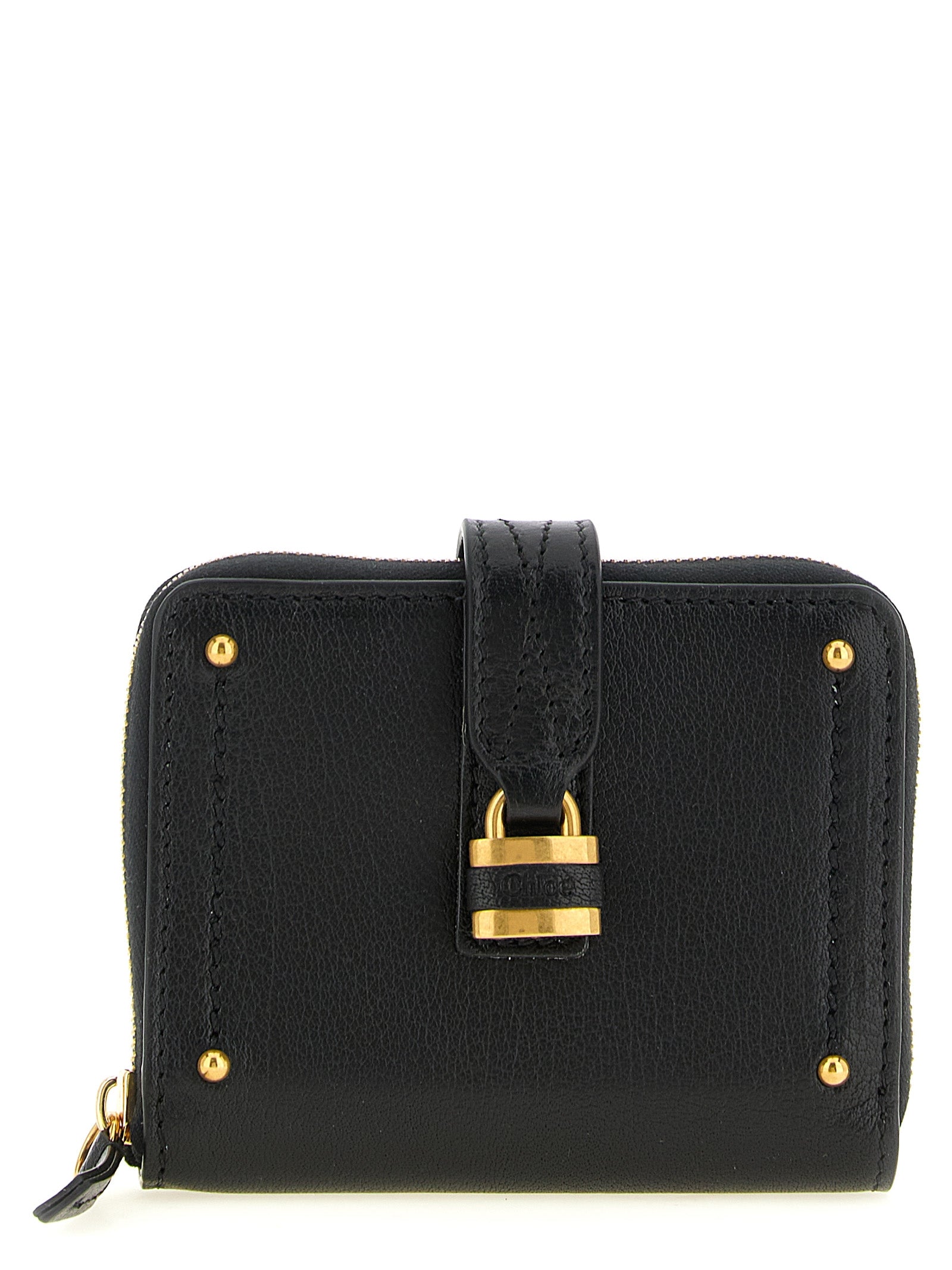 Chloé Black Buffalo Leather Bi-fold Wallet