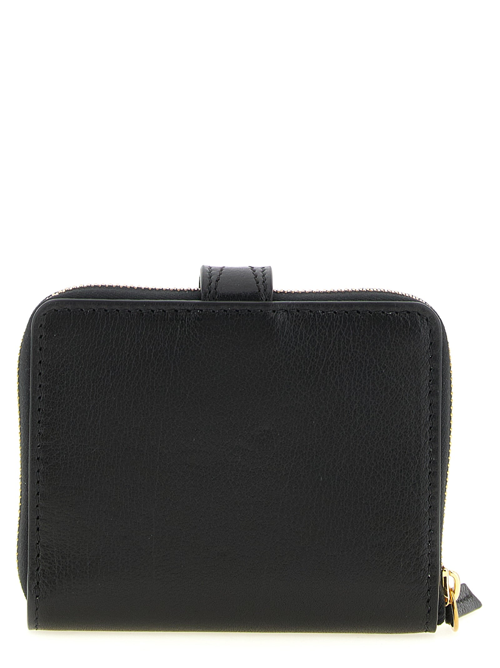 Chloé Black Buffalo Leather Bi-fold Wallet