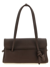Jacquemus Brown Calfskin Leather Shoulder Bag