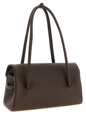 Jacquemus Brown Calfskin Leather Shoulder Bag