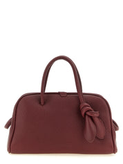 Jacquemus Bordeaux Calfskin Handbag