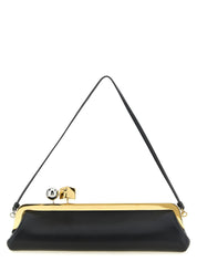 Jacquemus Black Lamb Leather Clutch Bag
