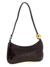 Jacquemus Bordeaux Calfskin Shoulder Bags