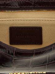 Jacquemus Bordeaux Calfskin Shoulder Bags