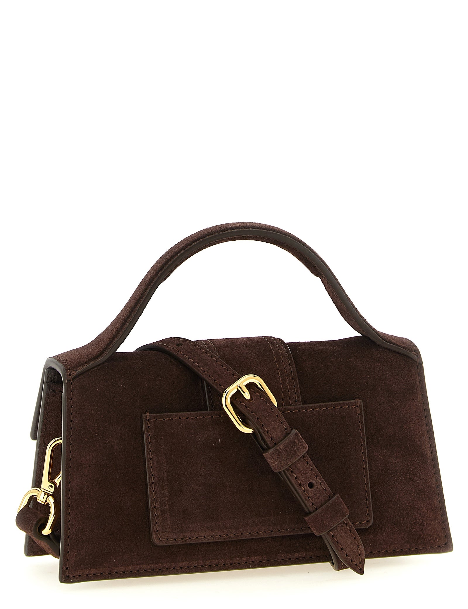 Jacquemus Brown Calfskin Leather Handbags
