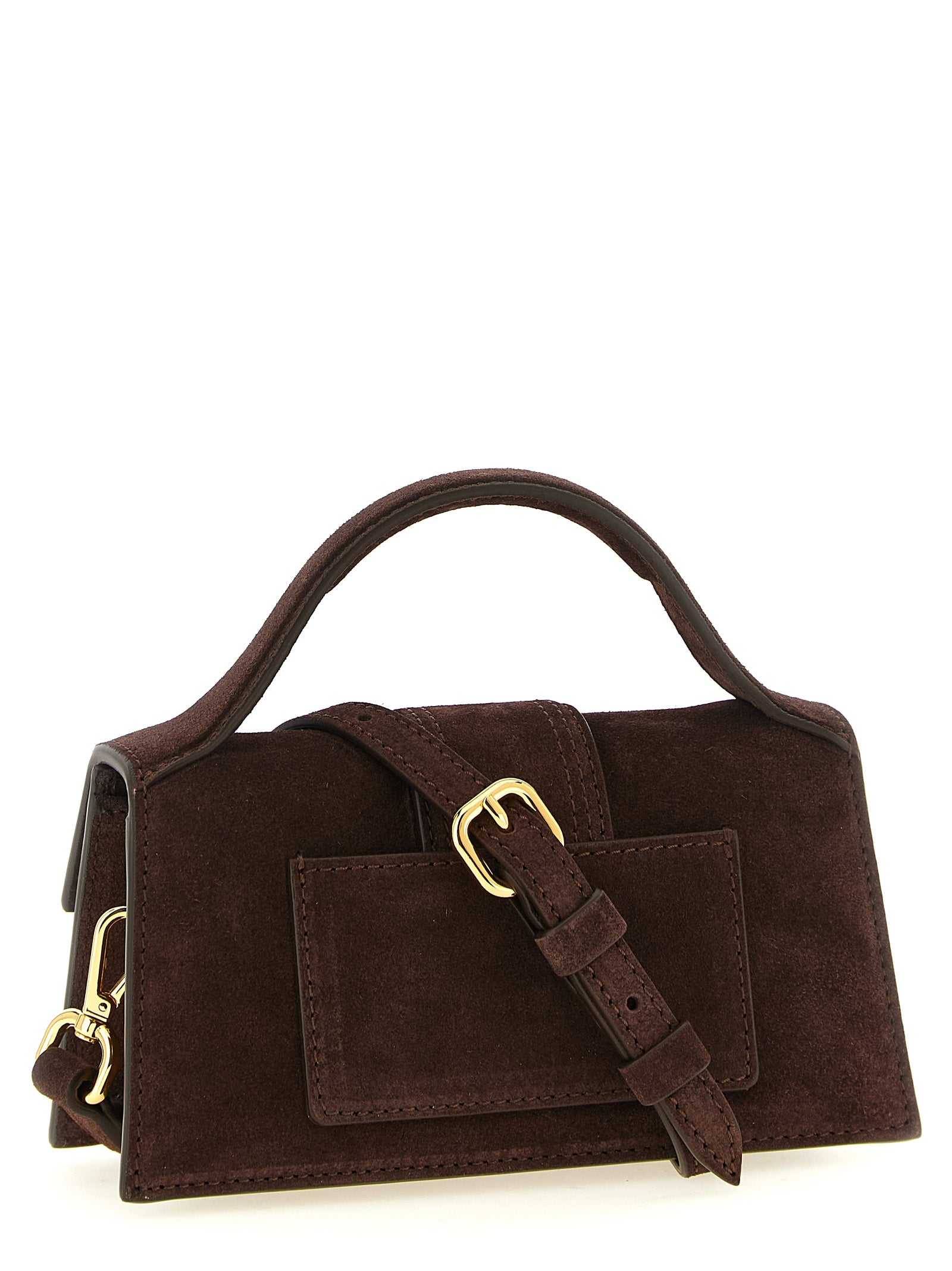 Jacquemus Brown Calfskin Leather Handbags