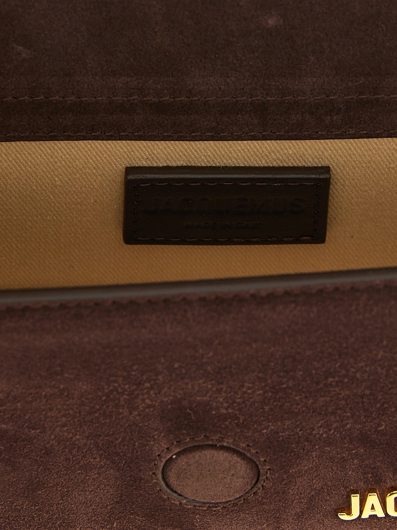 Jacquemus Brown Calfskin Leather Handbags