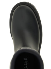 Moncler Black PVC Over The Knee Boots