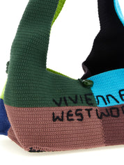 Vivienne Westwood Multicolor Cotton Shoulder Bag