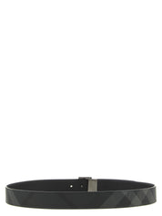 Burberry Black Polyurethane Reversible Belt