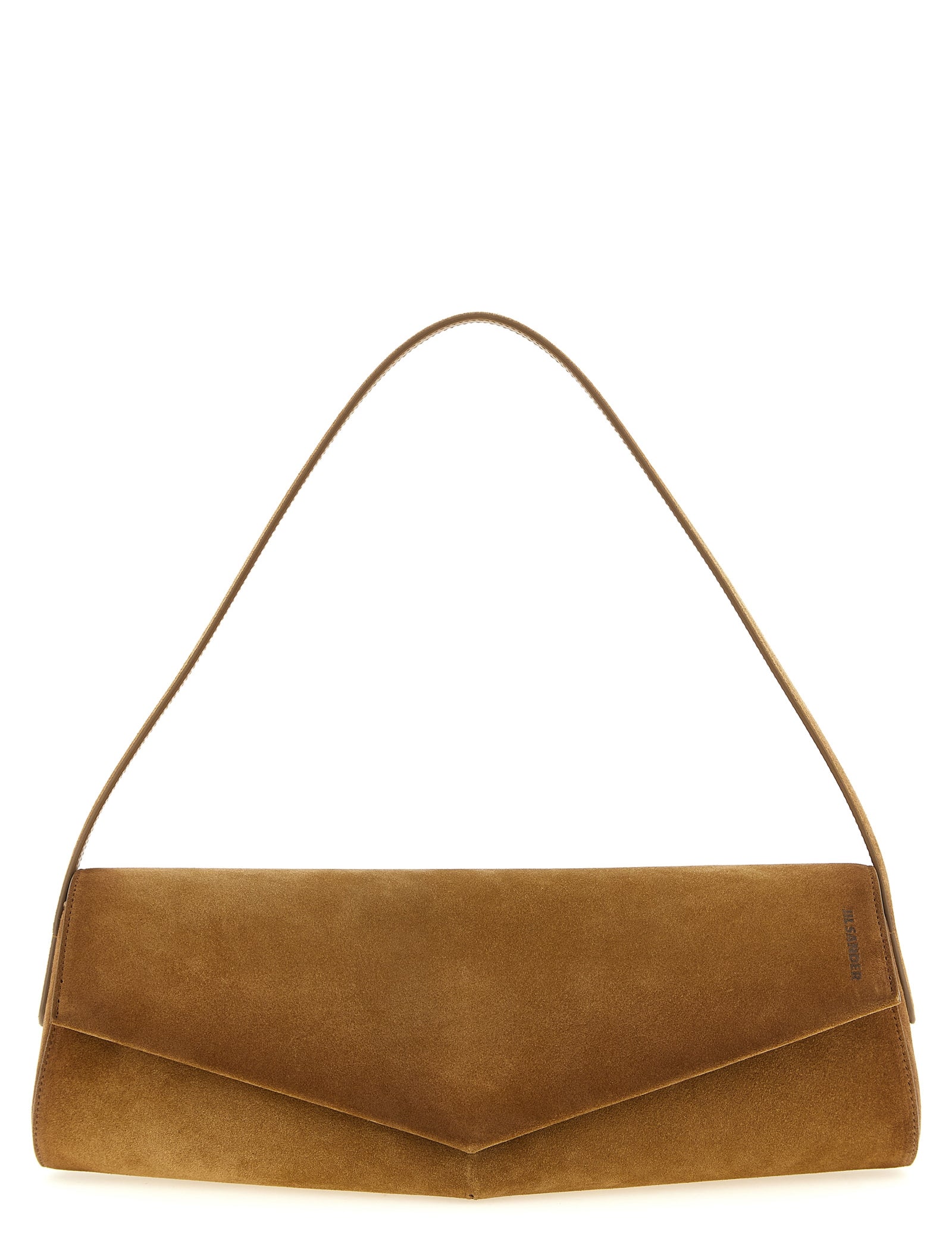 Jil Sander Brown Calfskin Shoulder Bags