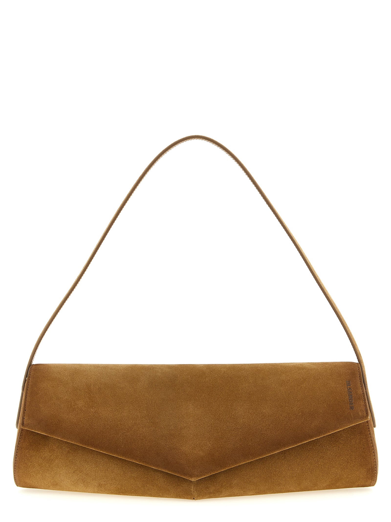 Jil Sander Brown Calfskin Shoulder Bags