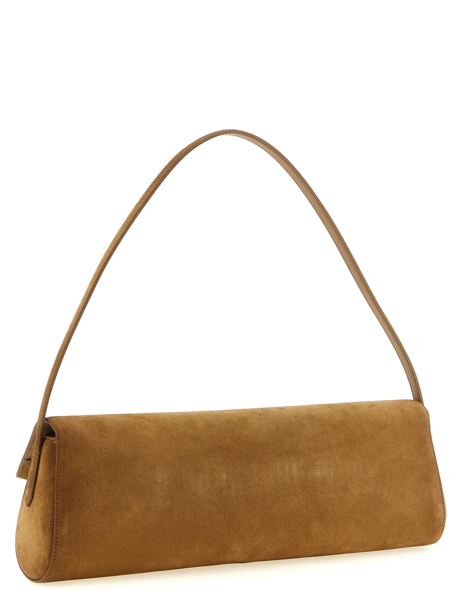 Jil Sander Brown Calfskin Shoulder Bags