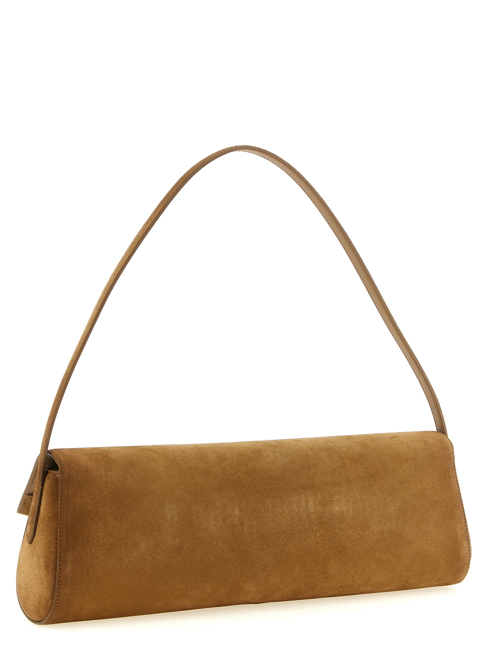 Jil Sander Brown Calfskin Shoulder Bags