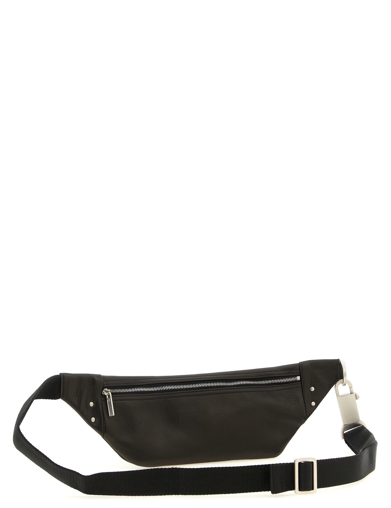 Rick Owens Black Calfskin Crossbody Bag