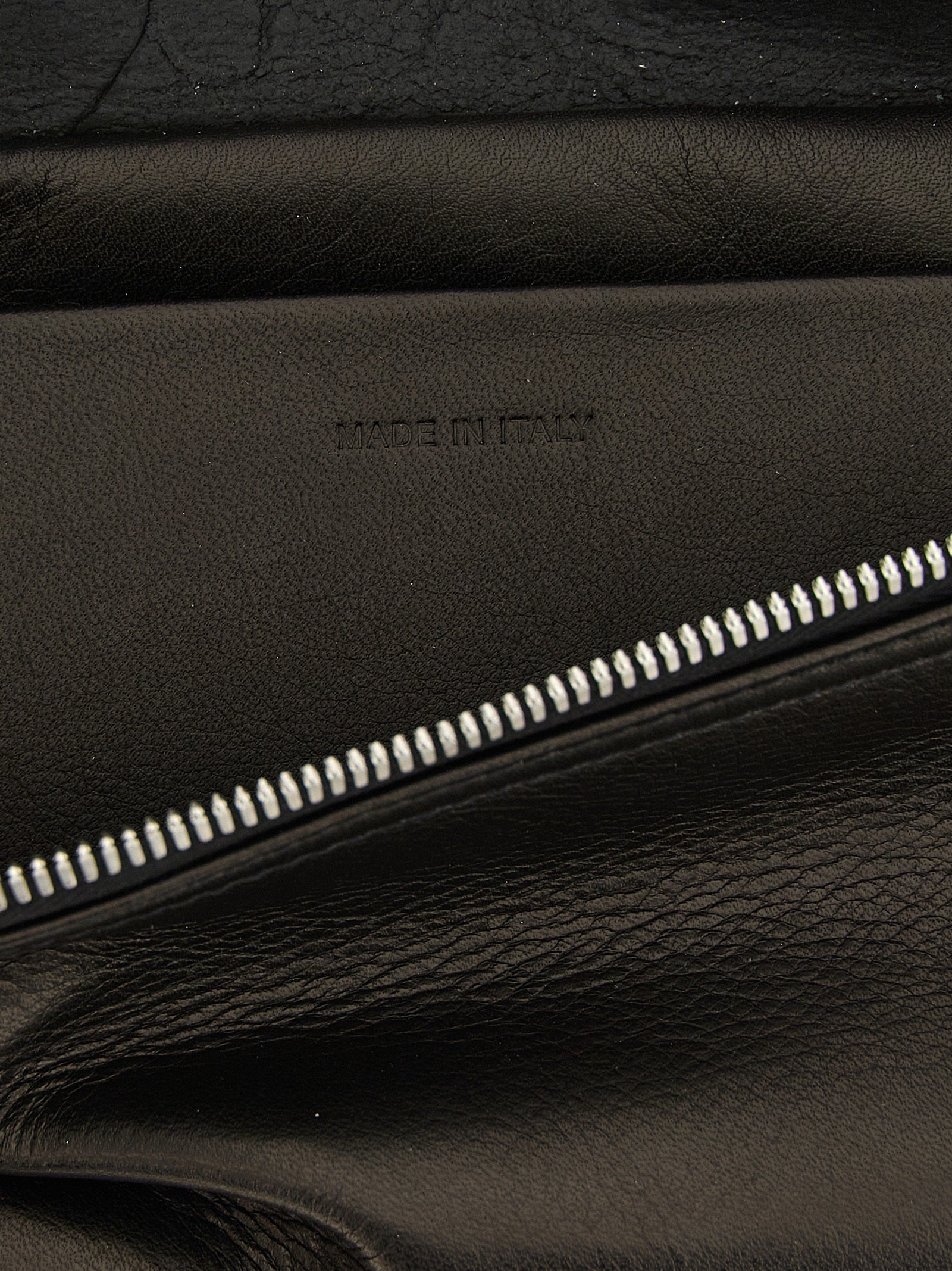 Rick Owens Black Calfskin Crossbody Bag