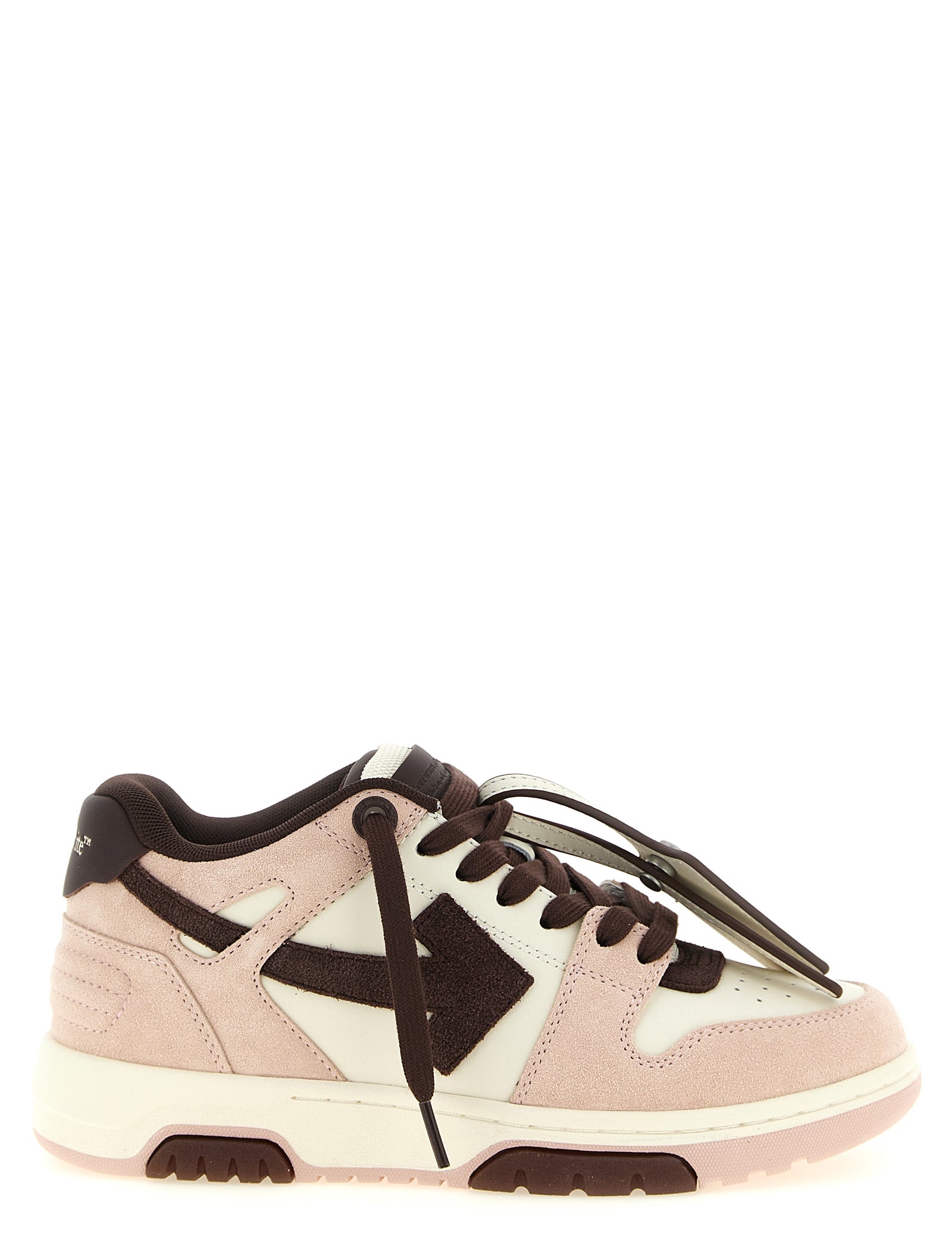 Off-White Multicolor Leather Low Top Sneakers