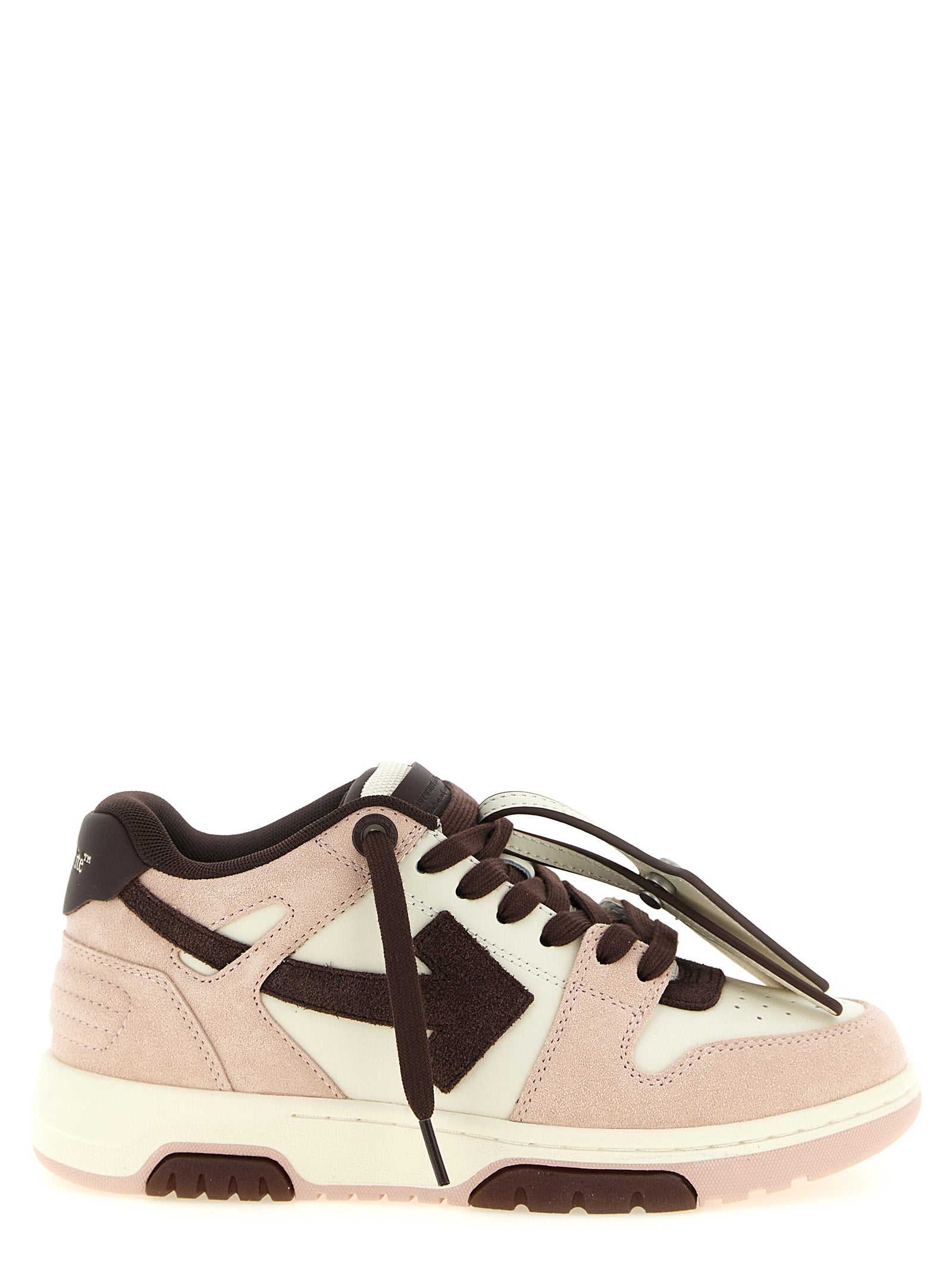 Off-White Multicolor Leather Low Top Sneakers