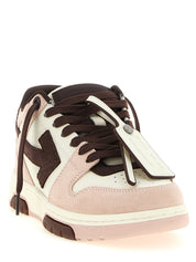 Off-White Multicolor Leather Low Top Sneakers