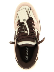 Off-White Multicolor Leather Low Top Sneakers