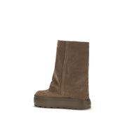Casadei Brown Calf Leather High Boots