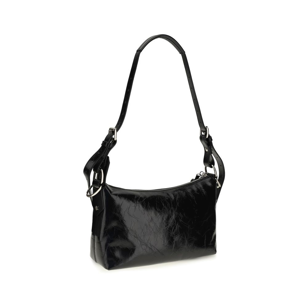 Vivienne Westwood Black Calf Leather Shoulder Bag
