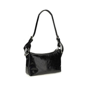 Vivienne Westwood Black Calf Leather Shoulder Bag