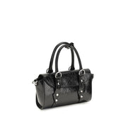 Vivienne Westwood Black Calf Leather Shoulder Bag