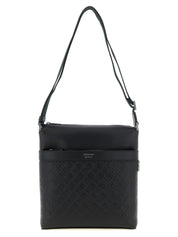 Ferragamo Black Calfskin Crossbody Bag