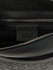 Ferragamo Black Calfskin Crossbody Bag