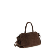 Prada Brown Suede Shoulder Bag