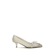 Prada White Calf Leather Pumps
