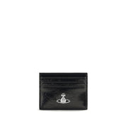 Vivienne Westwood Black Calf Leather Card Holder