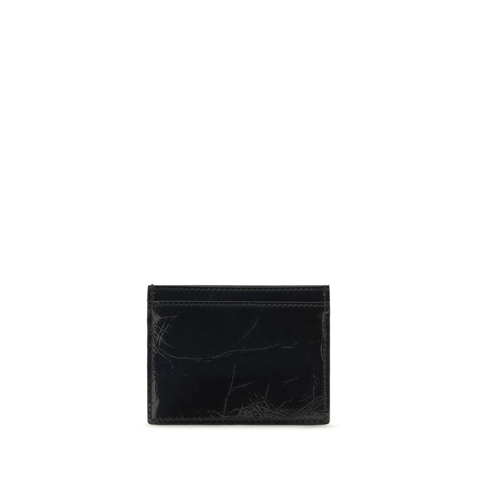 Vivienne Westwood Black Calf Leather Card Holder