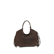 Miu Miu Brown Lambskin Shopping Bag