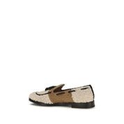 Fratelli Rossetti Beige Fabric Loafers