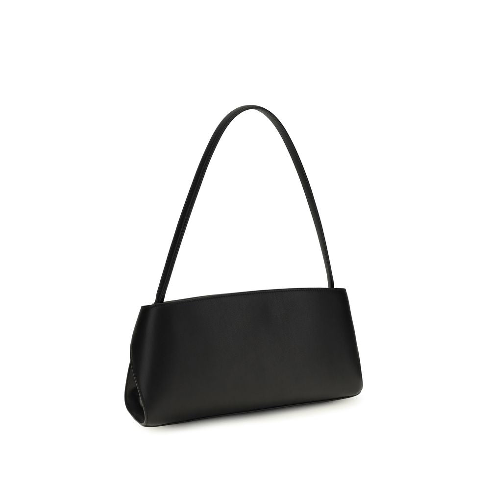 Ferragamo Black Calf Leather Shoulder Bag