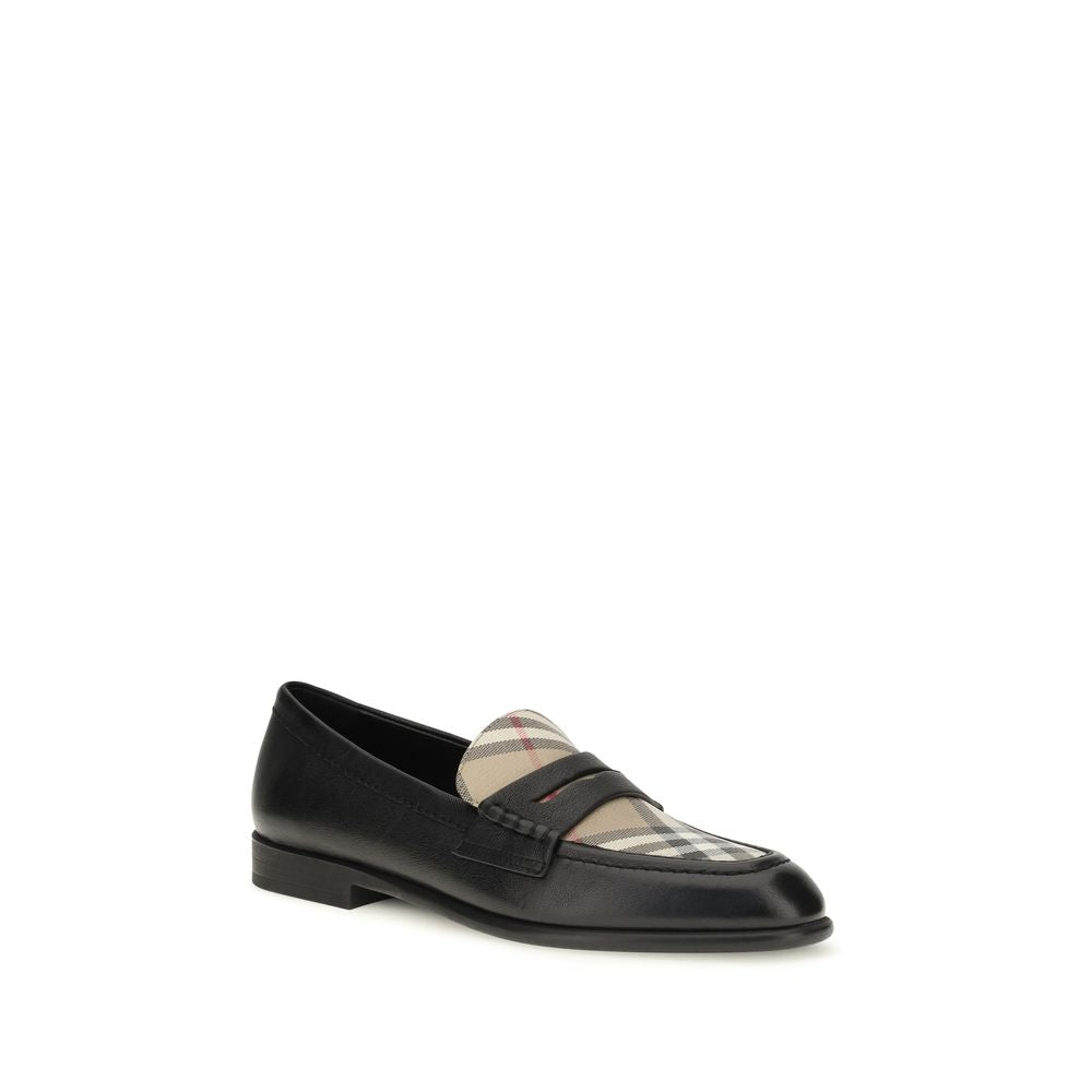 Burberry Black Lambskin Ballet Flats